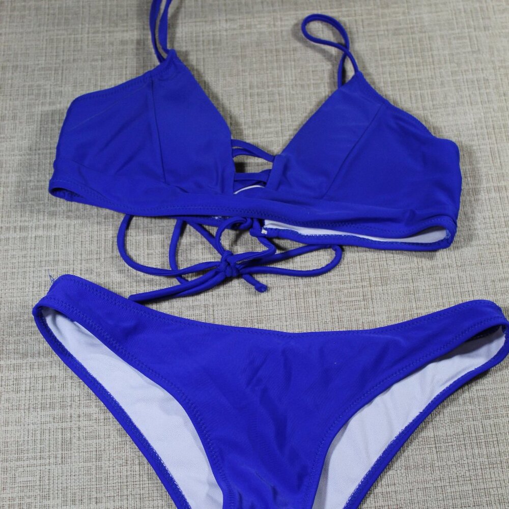 Shein Royal Blue Bikini Set